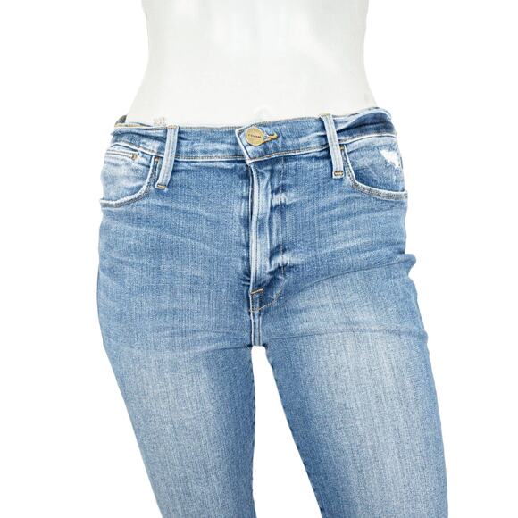 FRAME Denim Le High Straight Jeans in Roxton Blue Size 30 - Picture 8 of 10